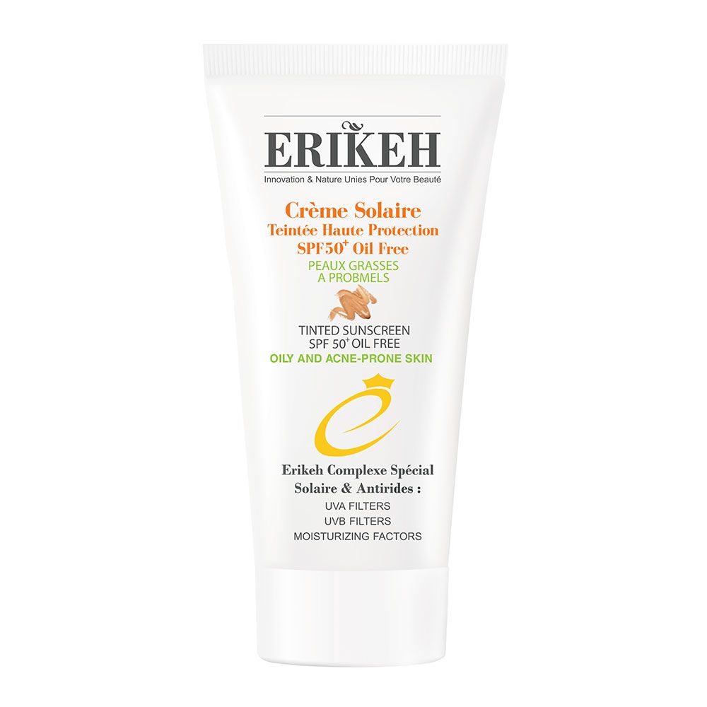 فلوئید ضد آفتاب رنگی آنتی آکنه فاقد چربی SPF50 اریکه