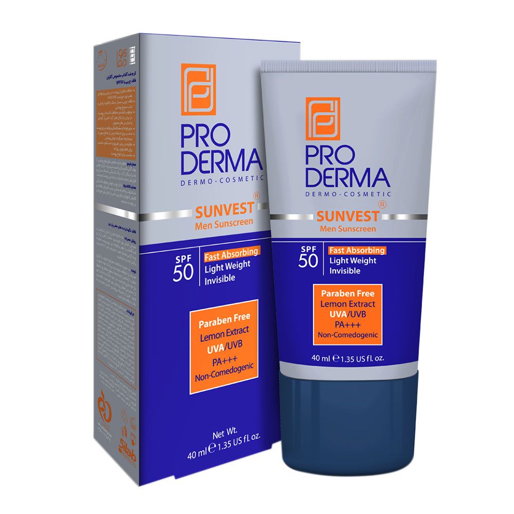 کرم ضدآفتاب پرودرما مخصوص آقایان با SPF50